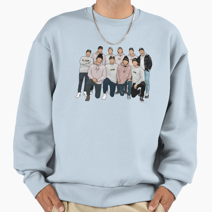 Hockey Guys Sweatshirt - Aesthetic Graphic Unisex - T-Shirt, Sweatshirt, Hoodie