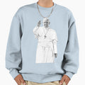 Pope Francis Is Here Sweatshirt - Minimalist Print Men Women - T-Shirt, Sweatshirt, Hoodie