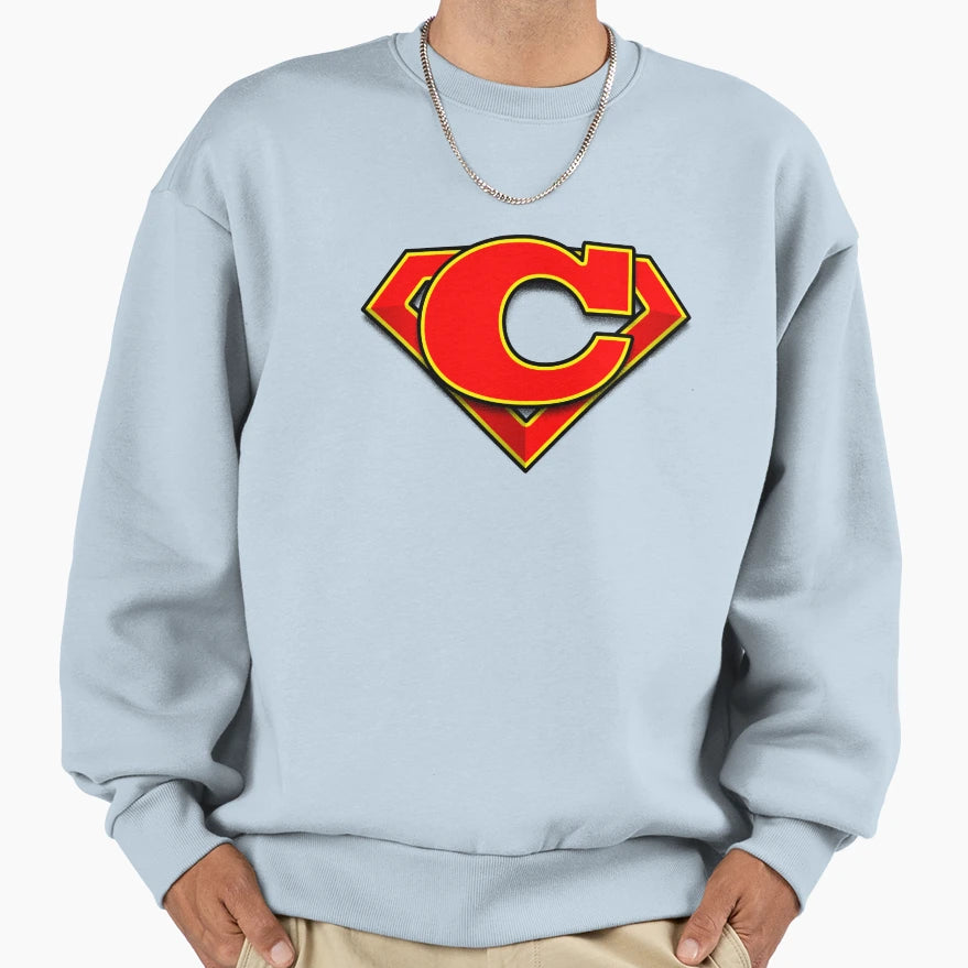 C Power Symbol Sweatshirt - Fun Novelty Design for Adults - T-Shirt, Sweatshirt, Hoodie