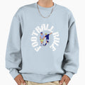 Football Sweatshirt - Minimalist Print for Adults - T-Shirt, Sweatshirt, Hoodie