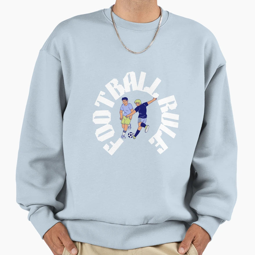 Football Sweatshirt - Minimalist Print for Adults - T-Shirt, Sweatshirt, Hoodie