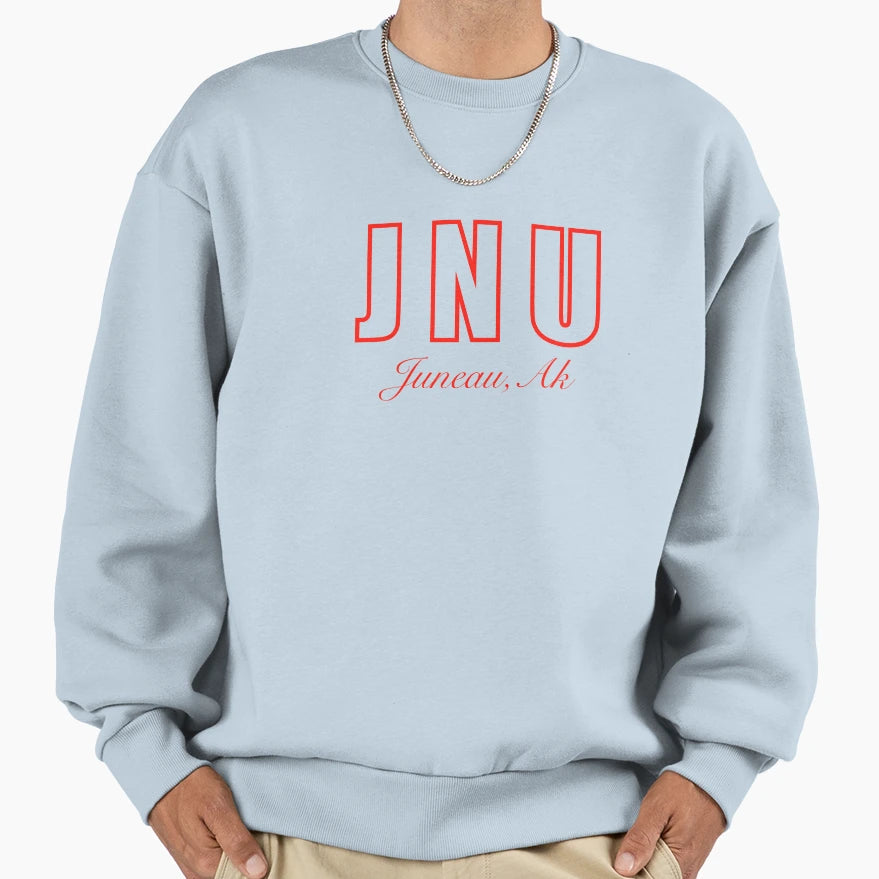 Juneau Ak Alaska Airport Code Jnu Sweatshirt - Graphic Print Unisex - T-Shirt, Sweatshirt, Hoodie