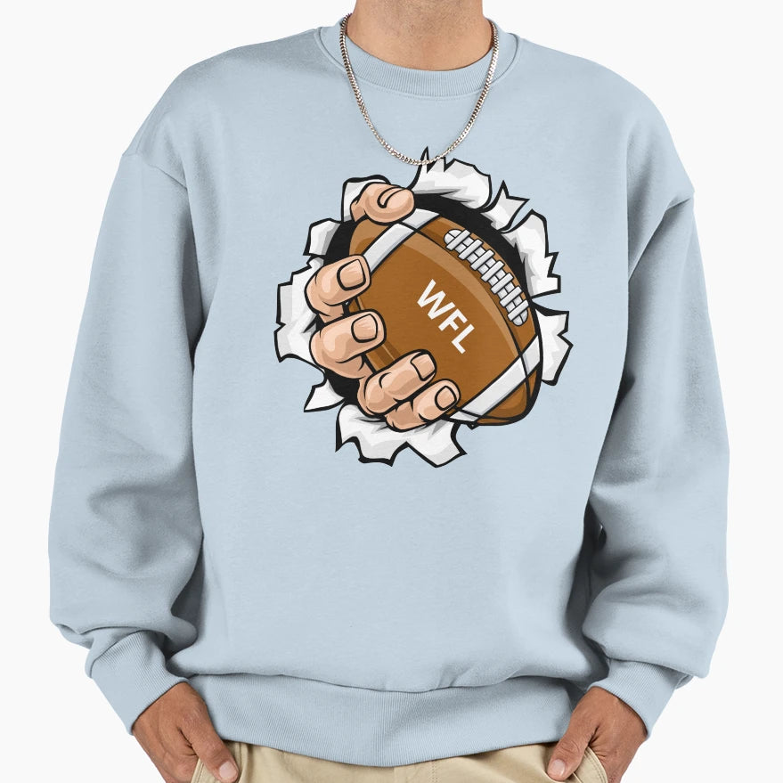 Wfl Football Sweatshirt - Novelty Apparel Men Women - T-Shirt, Sweatshirt, Hoodie