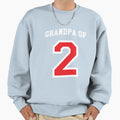 Grandpa 2 Grandchildren Baseball Sweatshirt - Novelty Apparel Unisex - T-Shirt, Sweatshirt, Hoodie