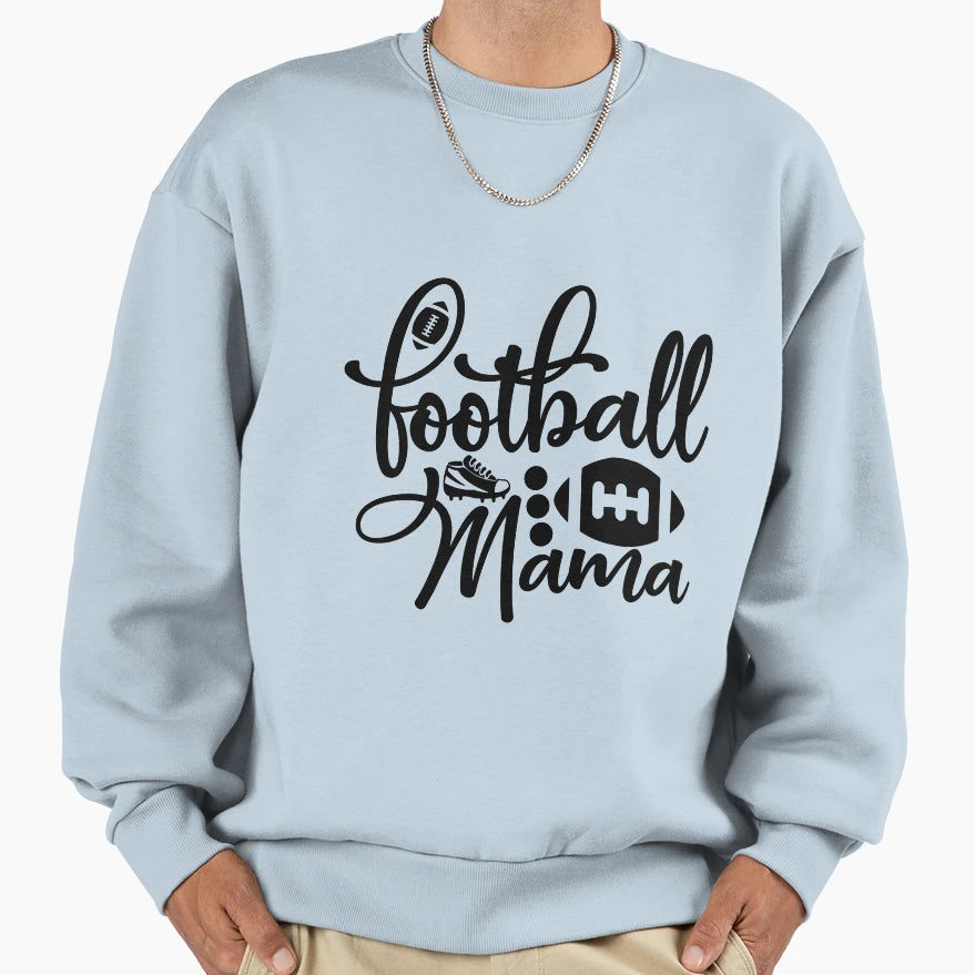 Football Mama Funny Football Lovers T-Shirt - Unique Graphic for Adults - T-Shirt, Sweatshirt, Hoodie