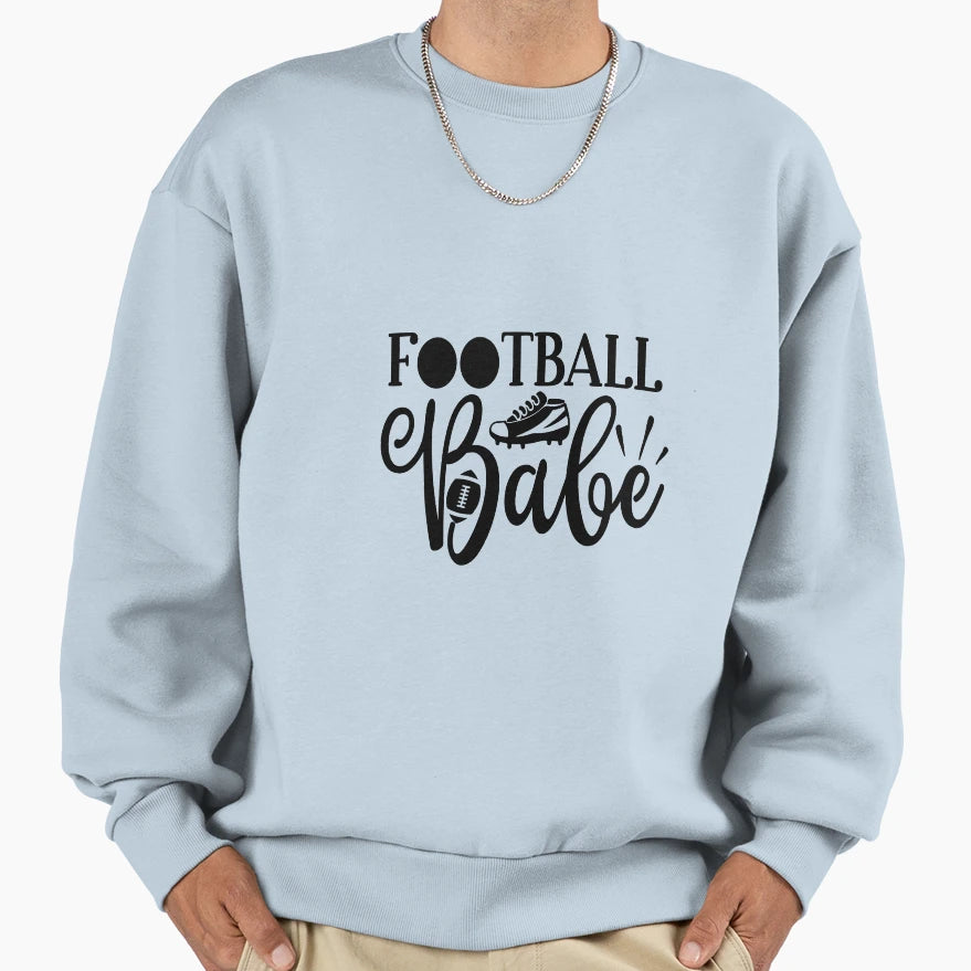 Football Babe Funny Football Lovers T-Shirt - Fun Novelty Design for Adults - T-Shirt, Sweatshirt, Hoodie