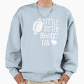 Little Sister Biggest Fan Sweatshirt - Graphic Print for Adults - T-Shirt, Sweatshirt, Hoodie