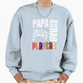 Papa And Real Dad Player 1 Sweatshirt - Graphic Print Unisex - T-Shirt, Sweatshirt, Hoodie