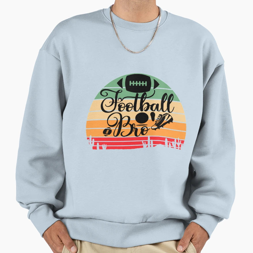 Football Bros Funny Football Lovers T-Shirt - Minimalist Print for Adults - T-Shirt, Sweatshirt, Hoodie