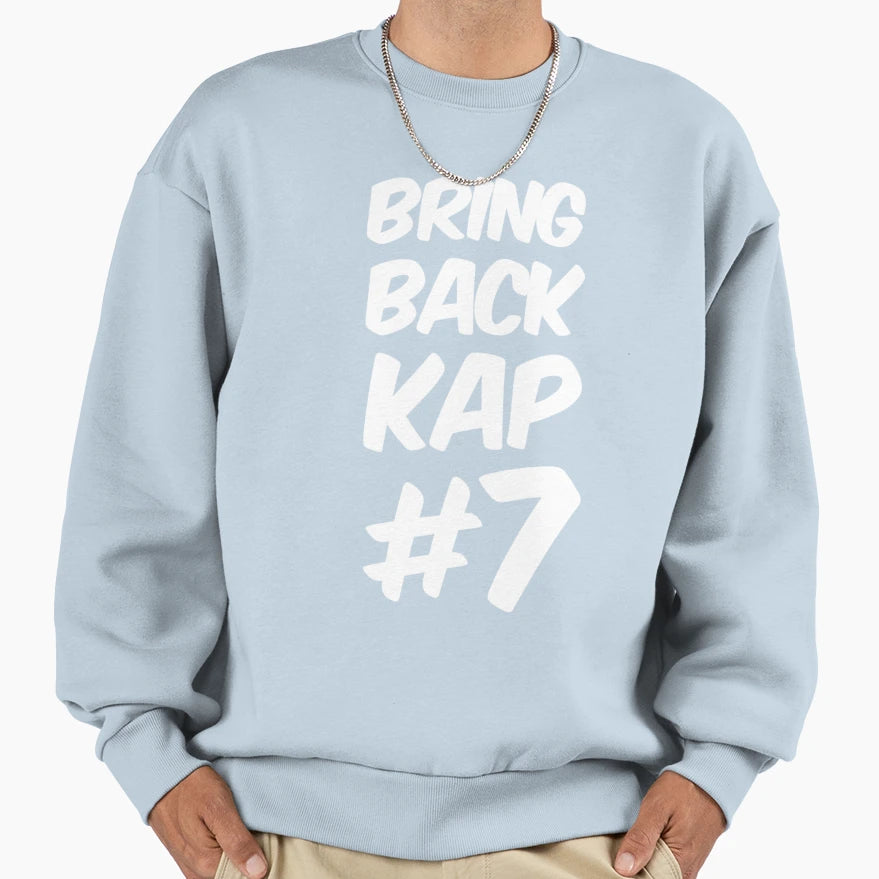 Bring Back Kap Football Fan Sweatshirt - Fun Novelty Design for Adults - T-Shirt, Sweatshirt, Hoodie