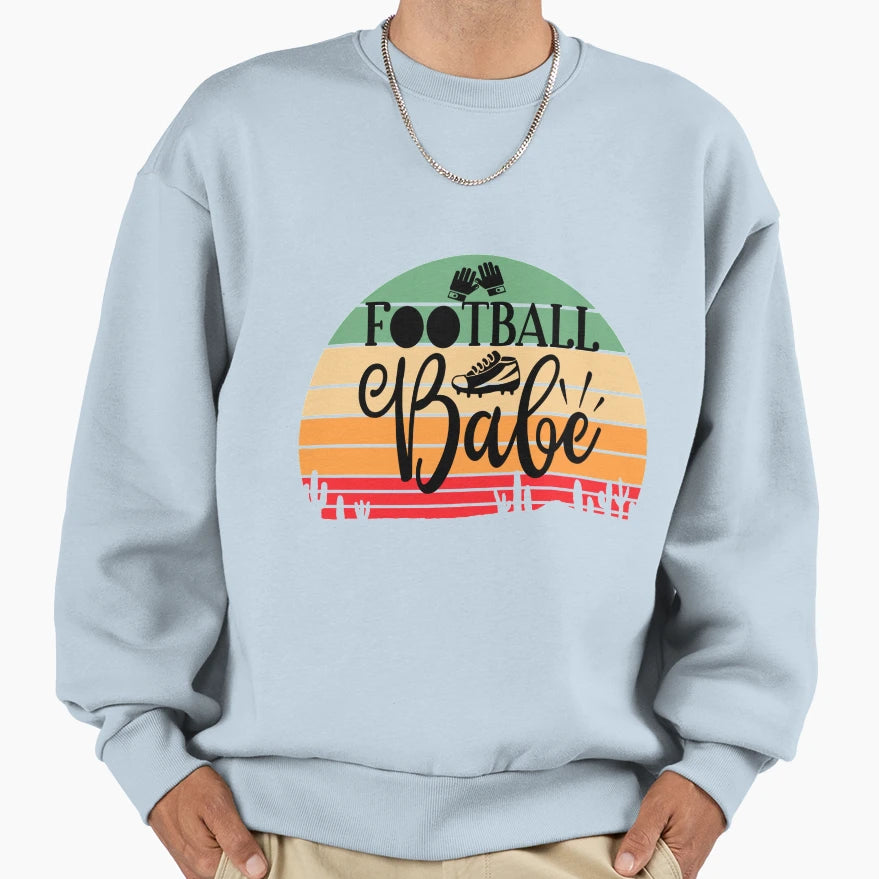 Football Babe Funny Football Lovers T-Shirt - Trendy Graphic Men Women - T-Shirt, Sweatshirt, Hoodie