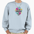 Bold Nana Flowers Sweatshirt - Streetwear Style Unisex - T-Shirt, Sweatshirt, Hoodie