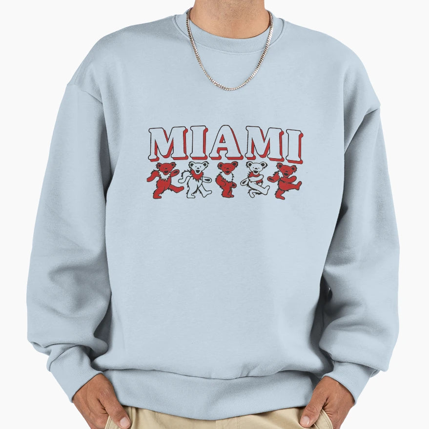 Miami Bears Sweatshirt - Novelty Apparel Men Women - T-Shirt, Sweatshirt, Hoodie