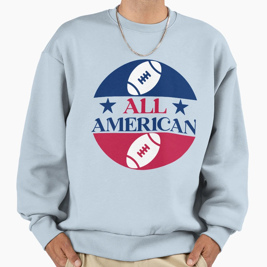 Cw All American Sweatshirt - Custom Art Print Men Women - T-Shirt, Sweatshirt, Hoodie