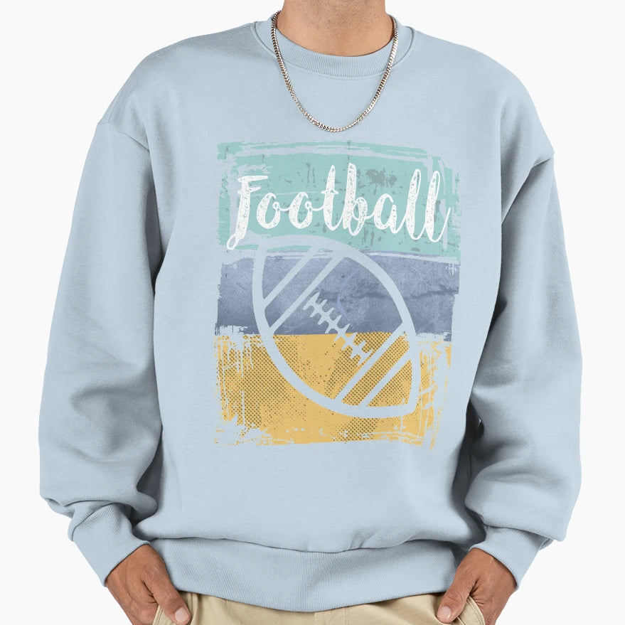 Football Ball Sweatshirt - Novelty Apparel Men Women - T-Shirt, Sweatshirt, Hoodie