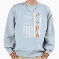 American Papa Sweatshirt - Minimalist Print Men Women - T-Shirt, Sweatshirt, Hoodie