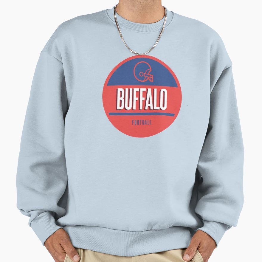 Buffalo Football Sweatshirt - Trendy Graphic Men Women - T-Shirt, Sweatshirt, Hoodie
