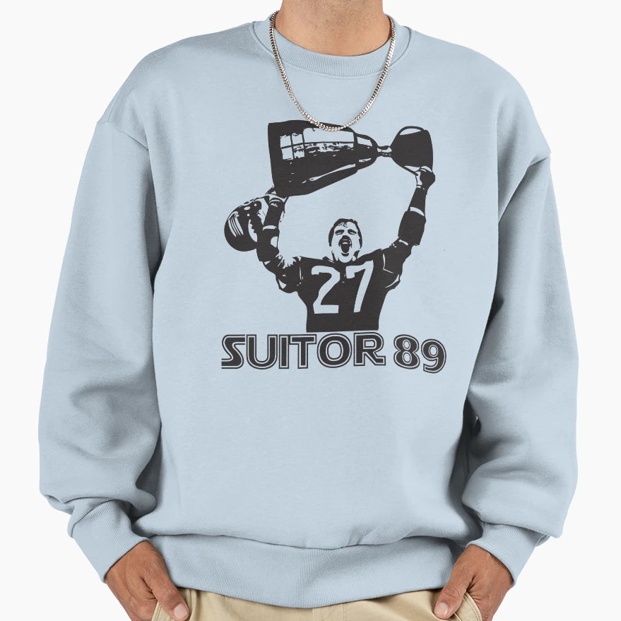Cfl 1989 Grey Cup Glen Suitor Sweatshirt - Aesthetic Graphic for Adults - T-Shirt, Sweatshirt, Hoodie