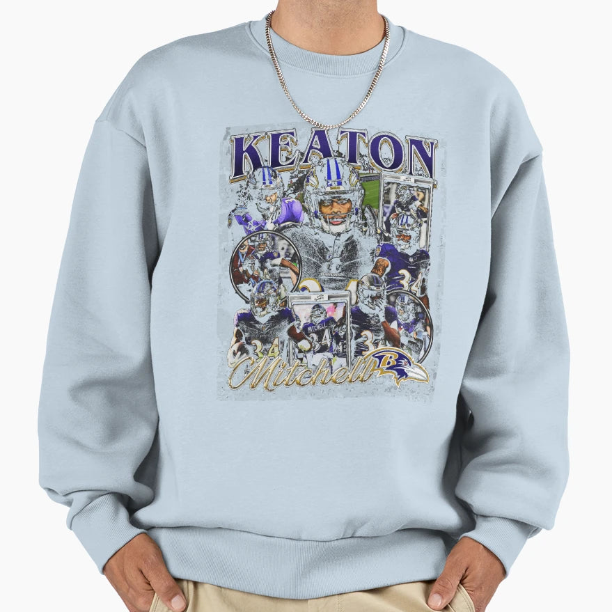 Keaton Mitchell Bootleg Sweatshirt - Unique Graphic for Adults - T-Shirt, Sweatshirt, Hoodie