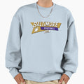 Baltimore 90S Football Sweatshirt - Custom Art Print for Adults - T-Shirt, Sweatshirt, Hoodie