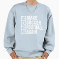 White Text Sweatshirt - Fun Novelty Design for Adults - T-Shirt, Sweatshirt, Hoodie