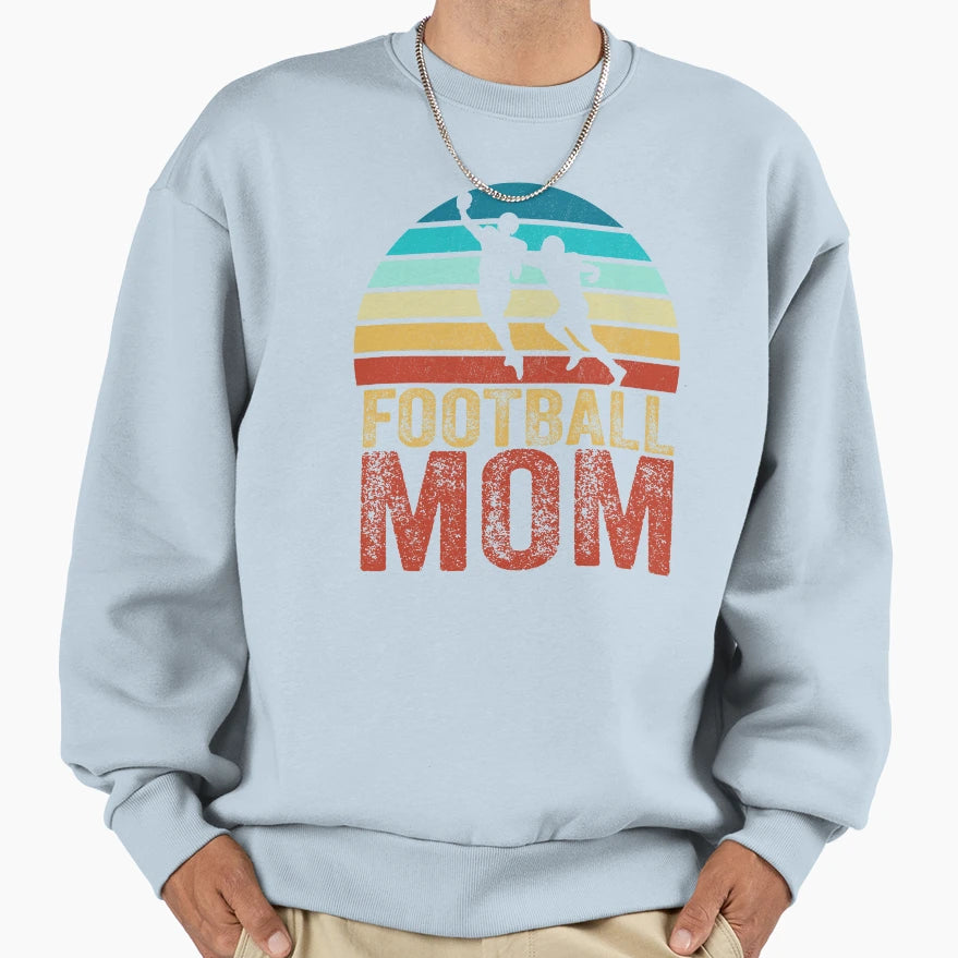 Football Mom Sweatshirt - Custom Art Print Unisex - T-Shirt, Sweatshirt, Hoodie