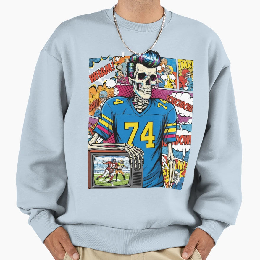 Dying To Watch Football Sweatshirt - Fun Novelty Design Men Women - T-Shirt, Sweatshirt, Hoodie