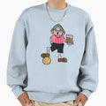 Andy Capp Red And White Football T-Shirt - Fun Novelty Design Men Women - T-Shirt, Sweatshirt, Hoodie