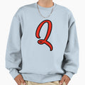 Initial Monogram Q Sweatshirt - Casual Everyday Wear for Adults - T-Shirt, Sweatshirt, Hoodie