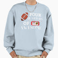 Four Quarters Awesome Football Sweatshirt - Trendy Graphic Men Women - T-Shirt, Sweatshirt, Hoodie