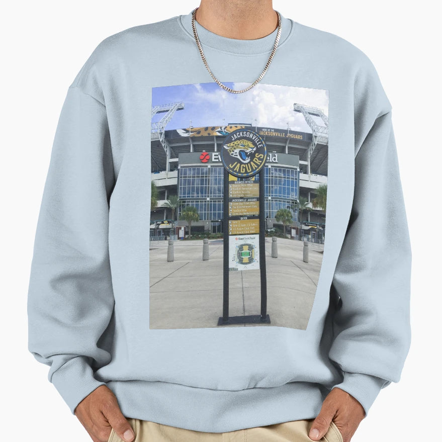 Everbank Field Jacksonville Florida Sweatshirt - Novelty Apparel for Adults - T-Shirt, Sweatshirt, Hoodie