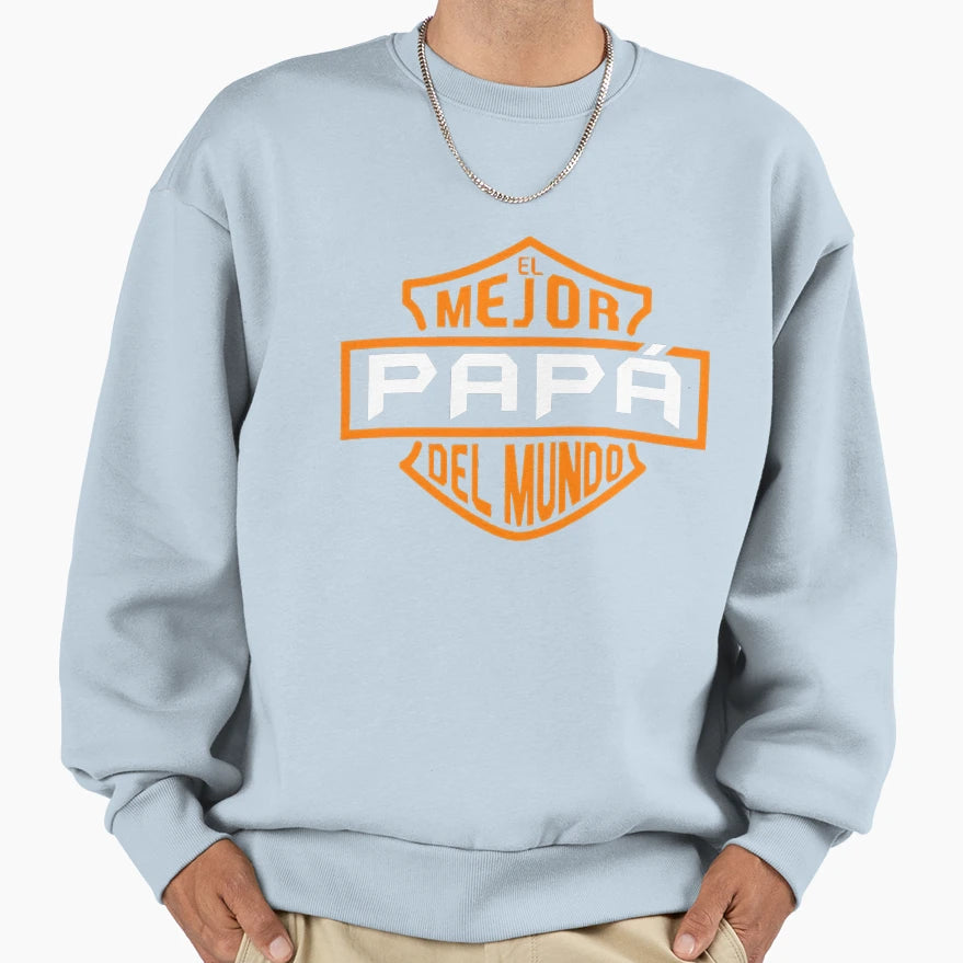 Best Dad World Fathers Day Sweatshirt - Casual Everyday Wear for Adults - T-Shirt, Sweatshirt, Hoodie