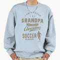 Proud Grandpa Awesome Soccer Player Sweatshirt - Trendy Graphic for Adults - T-Shirt, Sweatshirt, Hoodie