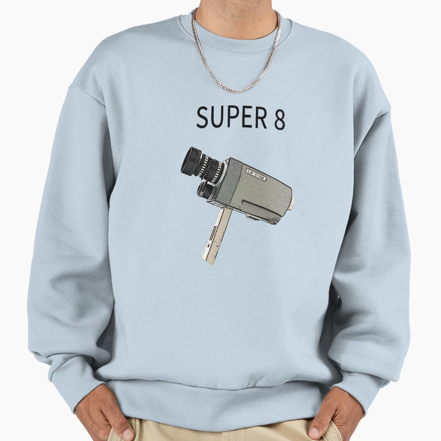 Super 8 Sweatshirt - Unique Graphic Men Women - T-Shirt, Sweatshirt, Hoodie