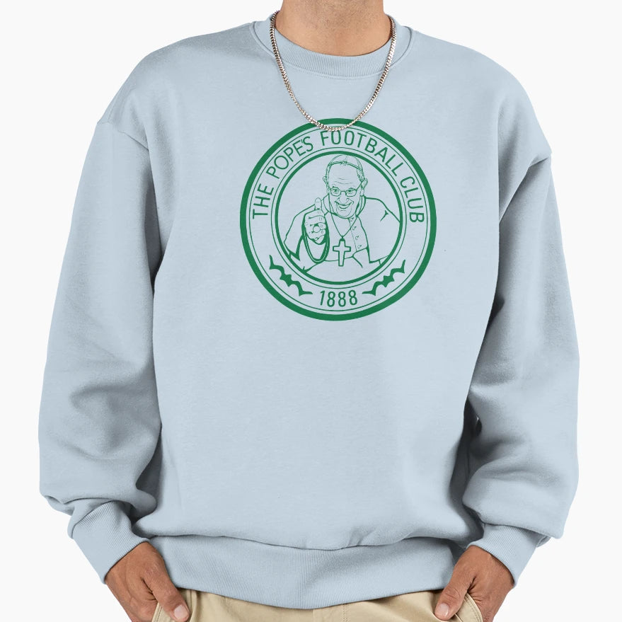 Popes Football Club Glasgow Sweatshirt - Custom Art Print for Adults - T-Shirt, Sweatshirt, Hoodie