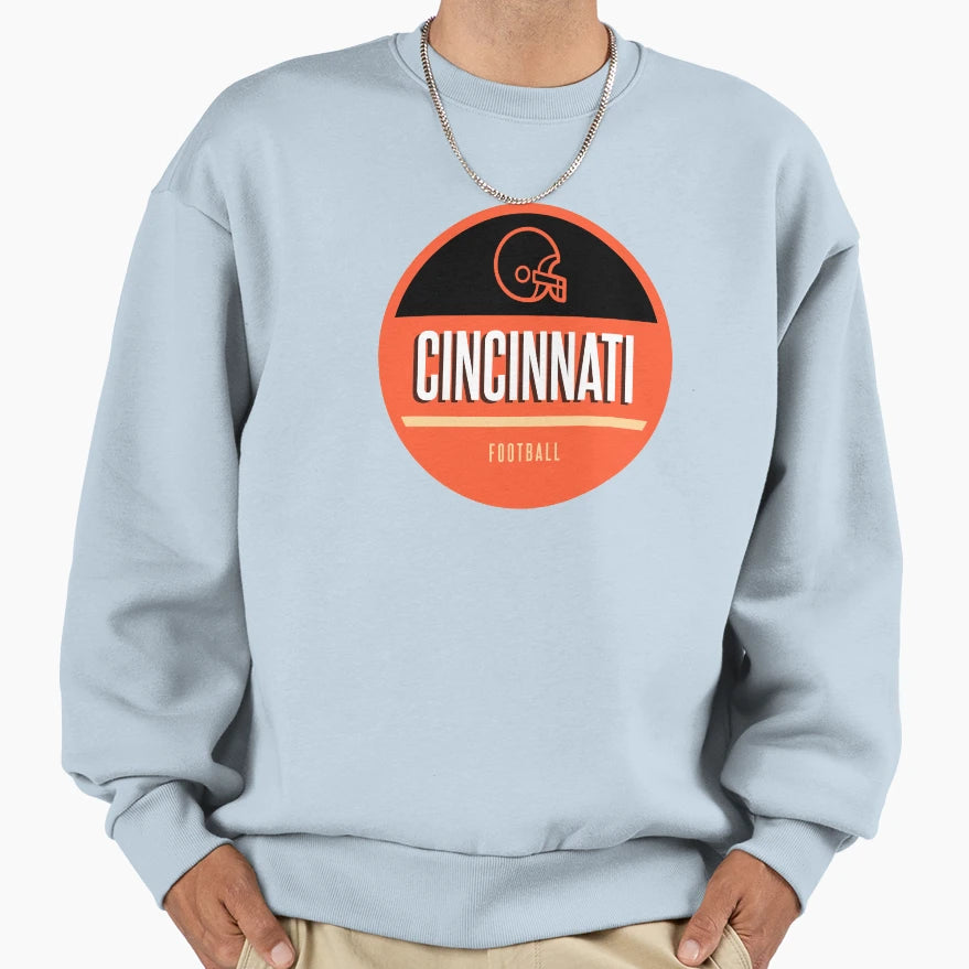 Cincinnati Football Sweatshirt - Unique Graphic Men Women - T-Shirt, Sweatshirt, Hoodie
