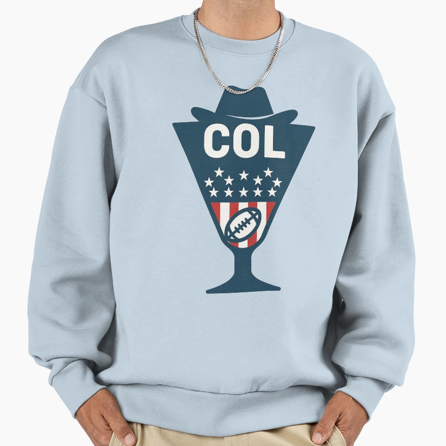 Cosmopolitan Outlaw League Logo Sweatshirt - Unique Graphic Unisex - T-Shirt, Sweatshirt, Hoodie