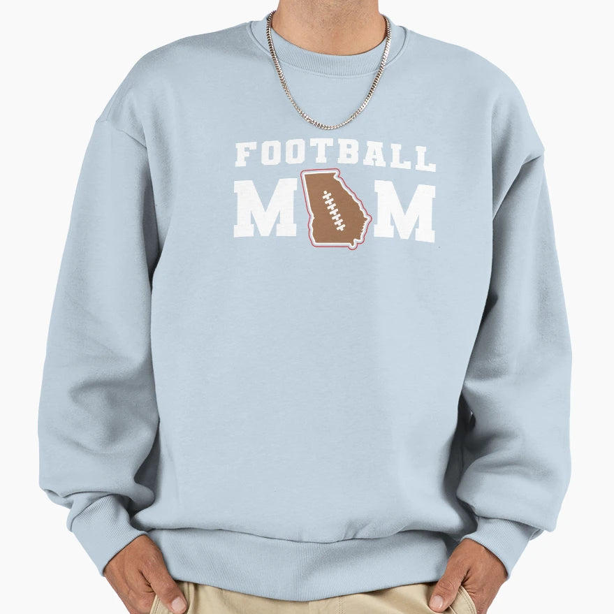 Georgia Football Mom T-Shirt - Casual Everyday Wear Men Women - T-Shirt, Sweatshirt, Hoodie