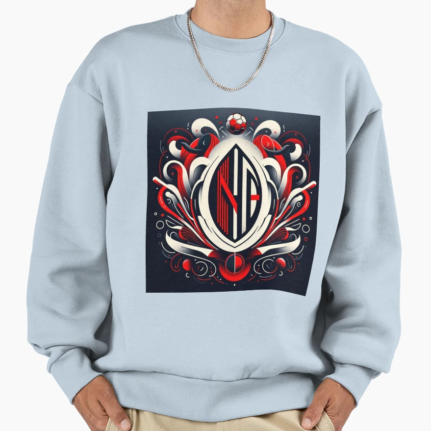 Milan Football Sweatshirt - Minimalist Print Men Women - T-Shirt, Sweatshirt, Hoodie