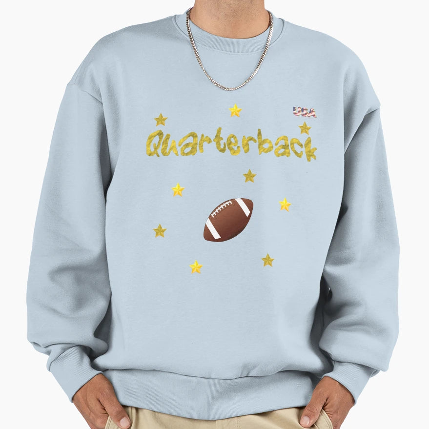 Quarterback Sweatshirt - Fun Novelty Design Men Women - T-Shirt, Sweatshirt, Hoodie