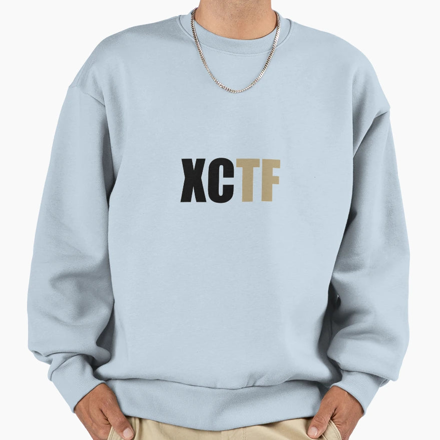 Xctf Black And Gold Sweatshirt - Fun Novelty Design for Adults - T-Shirt, Sweatshirt, Hoodie
