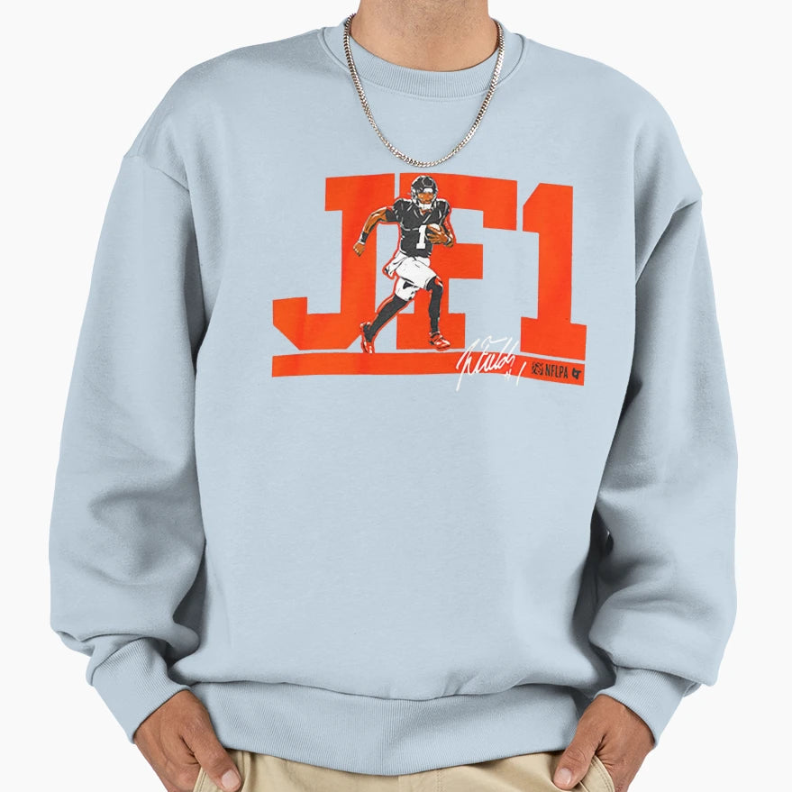 Justin Fields Jf1 Sweatshirt - Casual Everyday Wear for Adults - T-Shirt, Sweatshirt, Hoodie