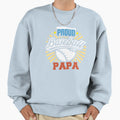 Proud Baseball Papa Sweatshirt - Fun Novelty Design Men Women - T-Shirt, Sweatshirt, Hoodie