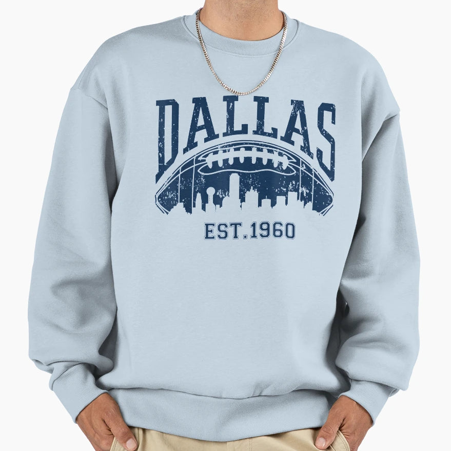 Dallas Football Sweatshirt - Unique Graphic Unisex - T-Shirt, Sweatshirt, Hoodie