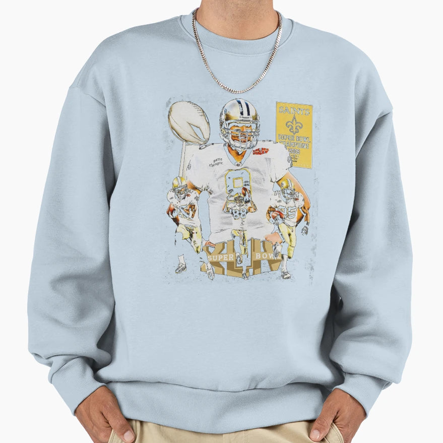 New Orleans Super Bowl Xliv Champs Sweatshirt - Aesthetic Graphic Unisex - T-Shirt, Sweatshirt, Hoodie