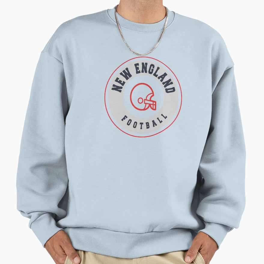 New England Football Sweatshirt - Graphic Print for Adults - T-Shirt, Sweatshirt, Hoodie