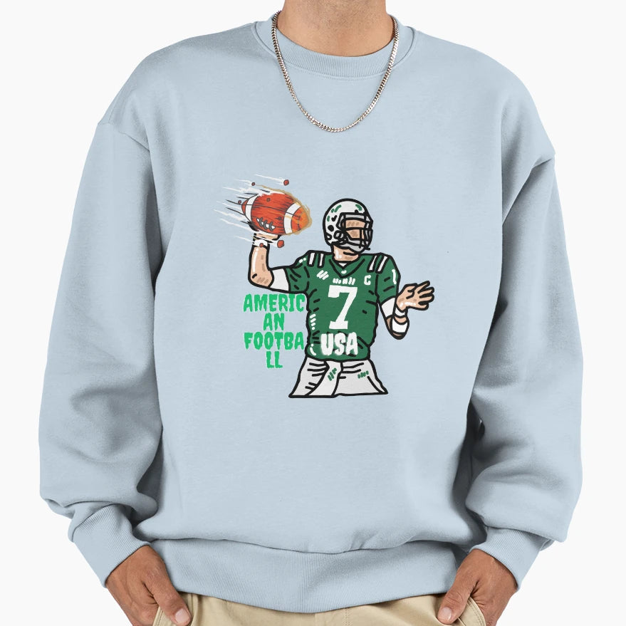 Handdrawn Pat Mahomies Sweatshirt - Casual Everyday Wear Unisex - T-Shirt, Sweatshirt, Hoodie