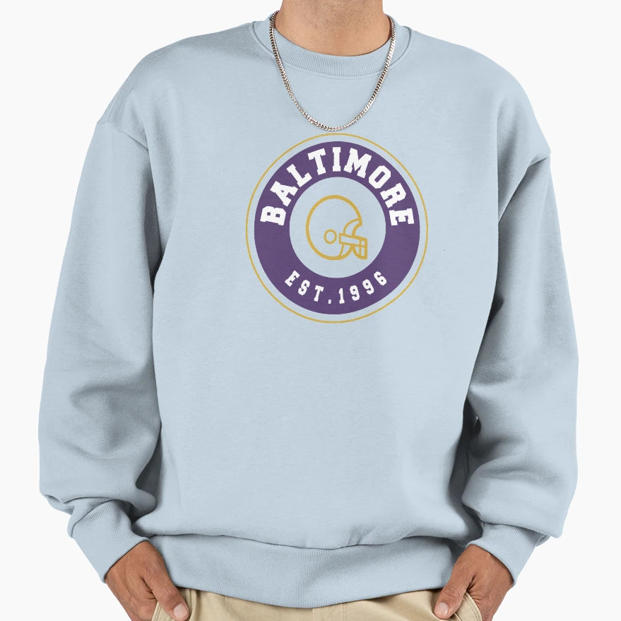 Baltimore Is 1996 Sweatshirt - Minimalist Print for Adults - T-Shirt, Sweatshirt, Hoodie