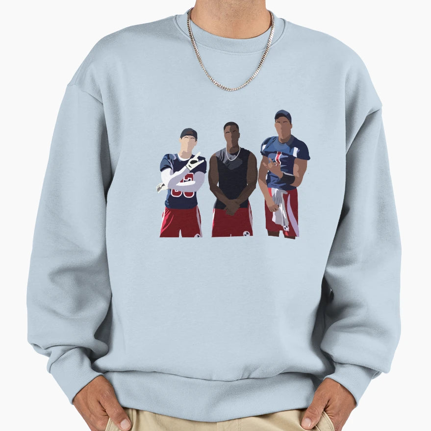 All American Football Sweatshirt - Graphic Print Unisex - T-Shirt, Sweatshirt, Hoodie