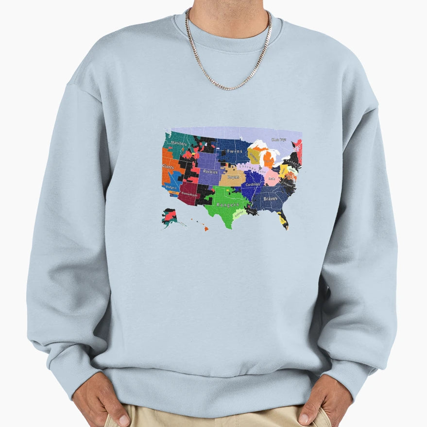 Most Popular Mlb Team Every Us Sweatshirt - Unique Graphic for Adults - T-Shirt, Sweatshirt, Hoodie
